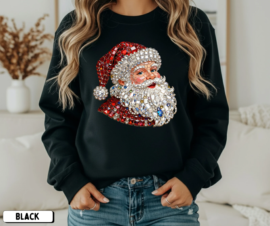 Holiday Santa Gem Sweater
