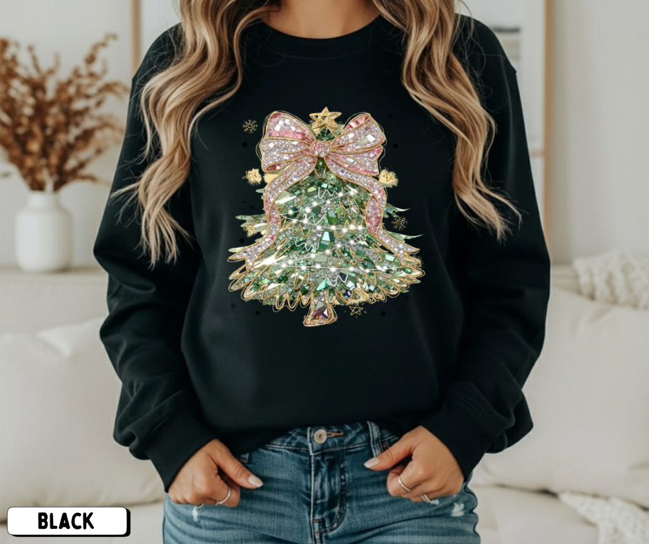 Christmas Tree Gem Sweater