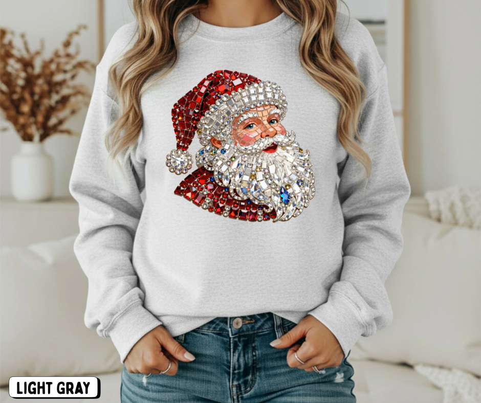 Holiday Santa Gem Sweater