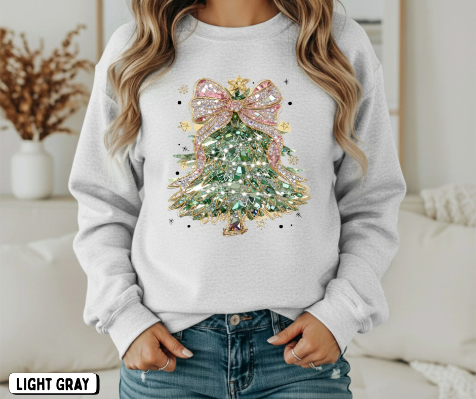 Christmas Tree Gem Sweater