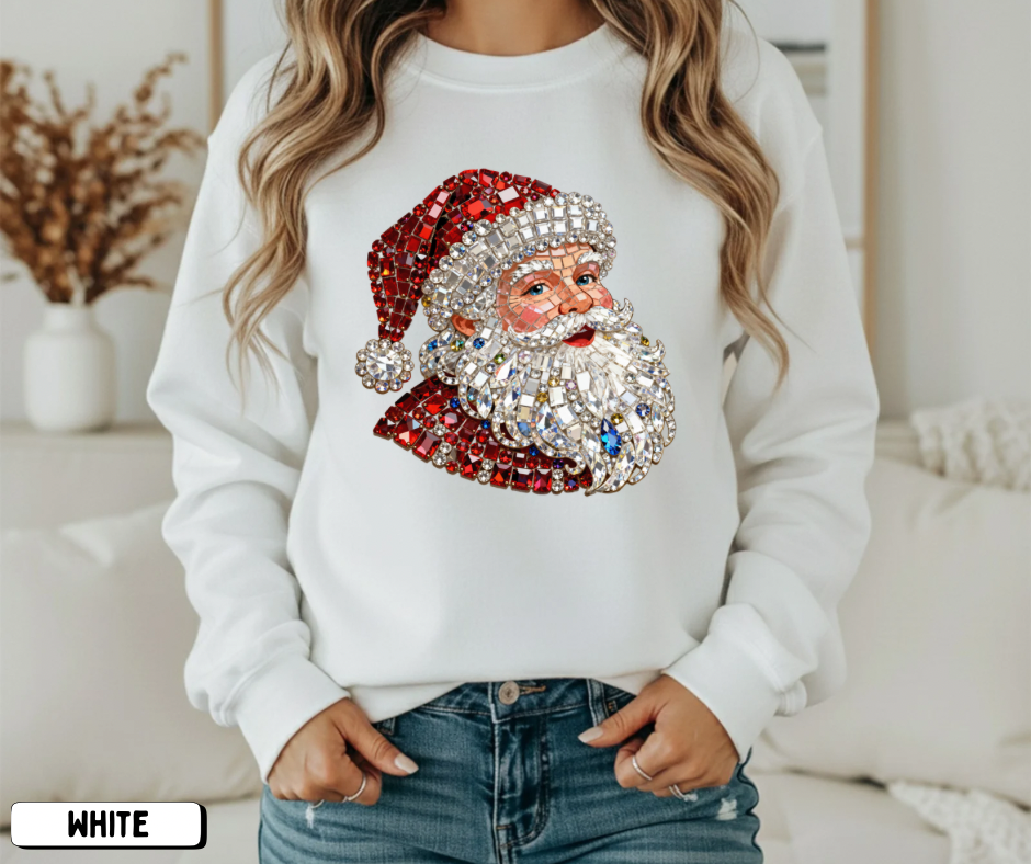 Holiday Santa Gem Sweater