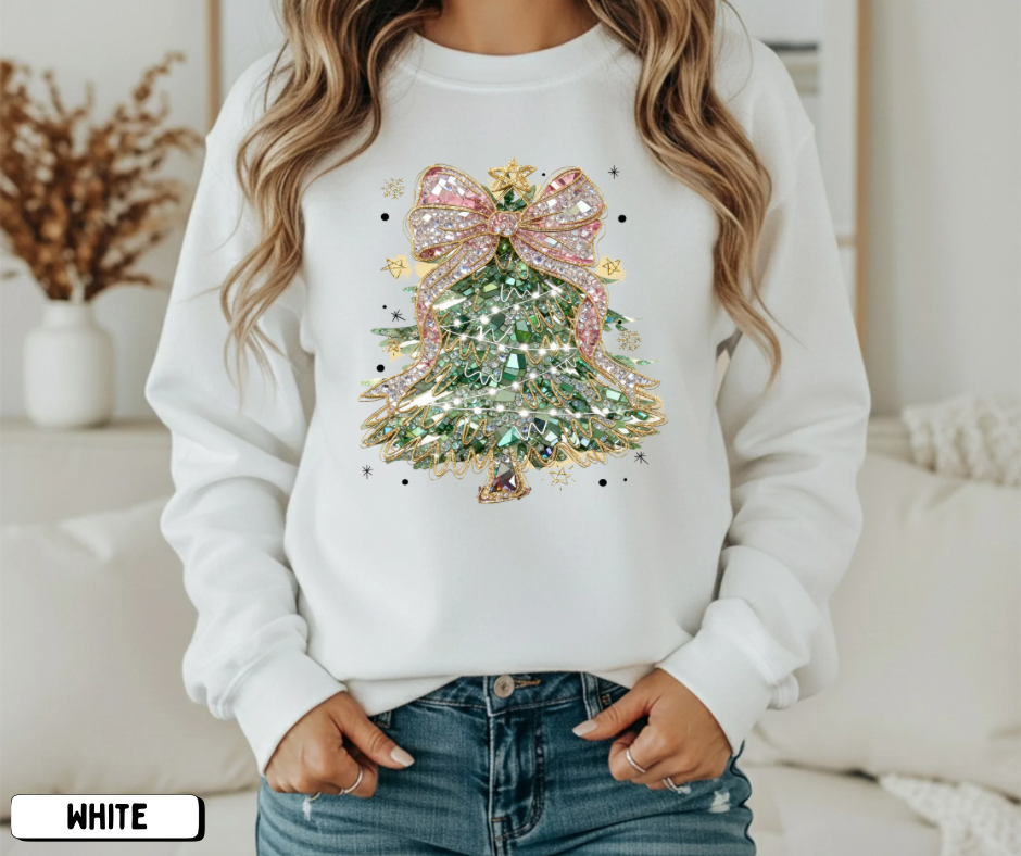 Christmas Tree Gem Sweater