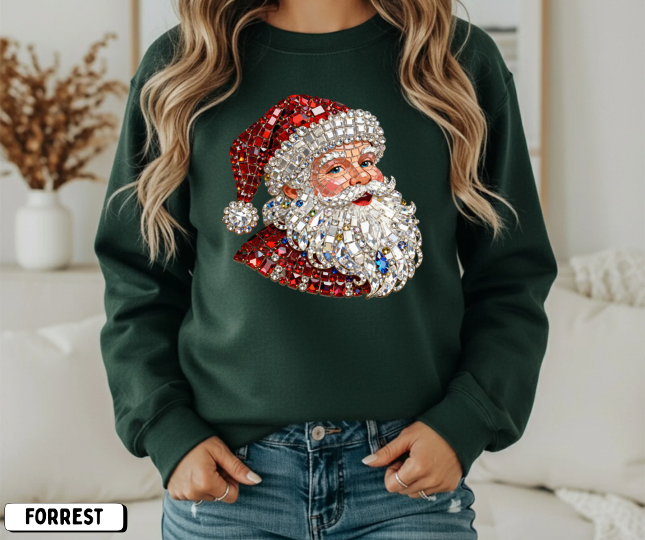 Holiday Santa Gem Sweater