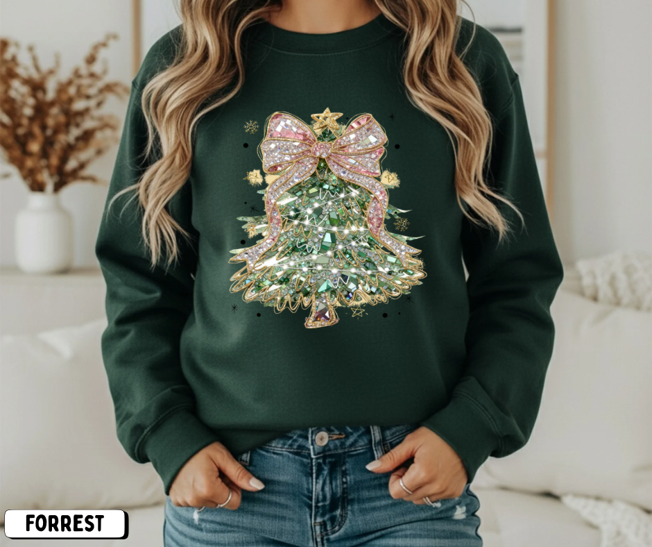 Christmas Tree Gem Sweater