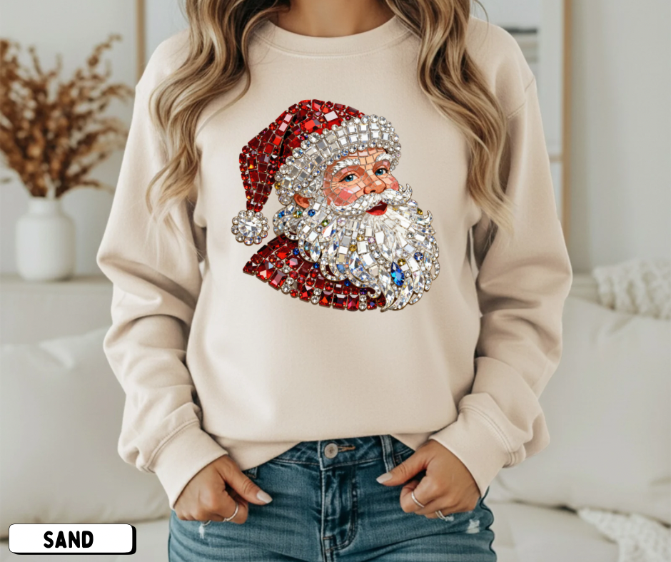Holiday Santa Gem Sweater
