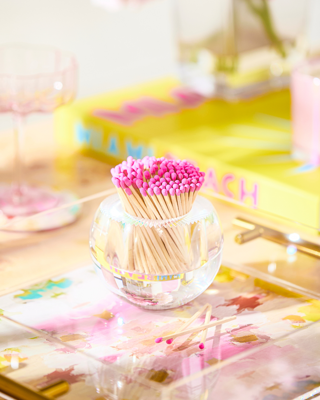 Round Match Striker - Hot Pink Matches