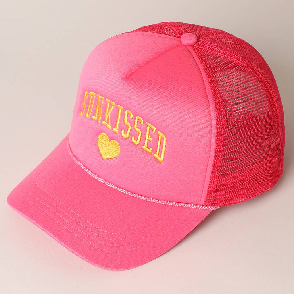 Sunkissed Embroidery  Trucker Hat