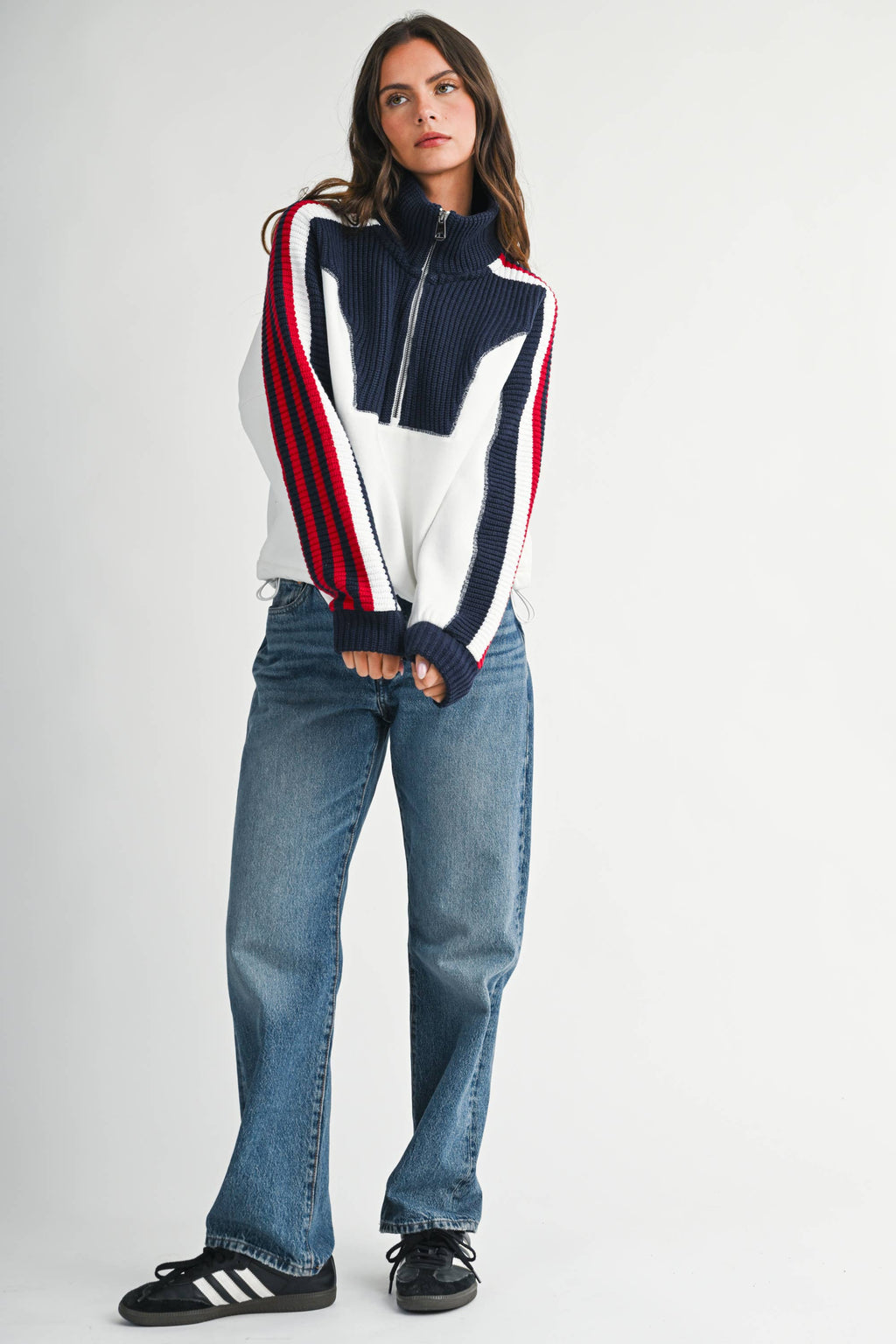 Varsity Pullover Sweater
