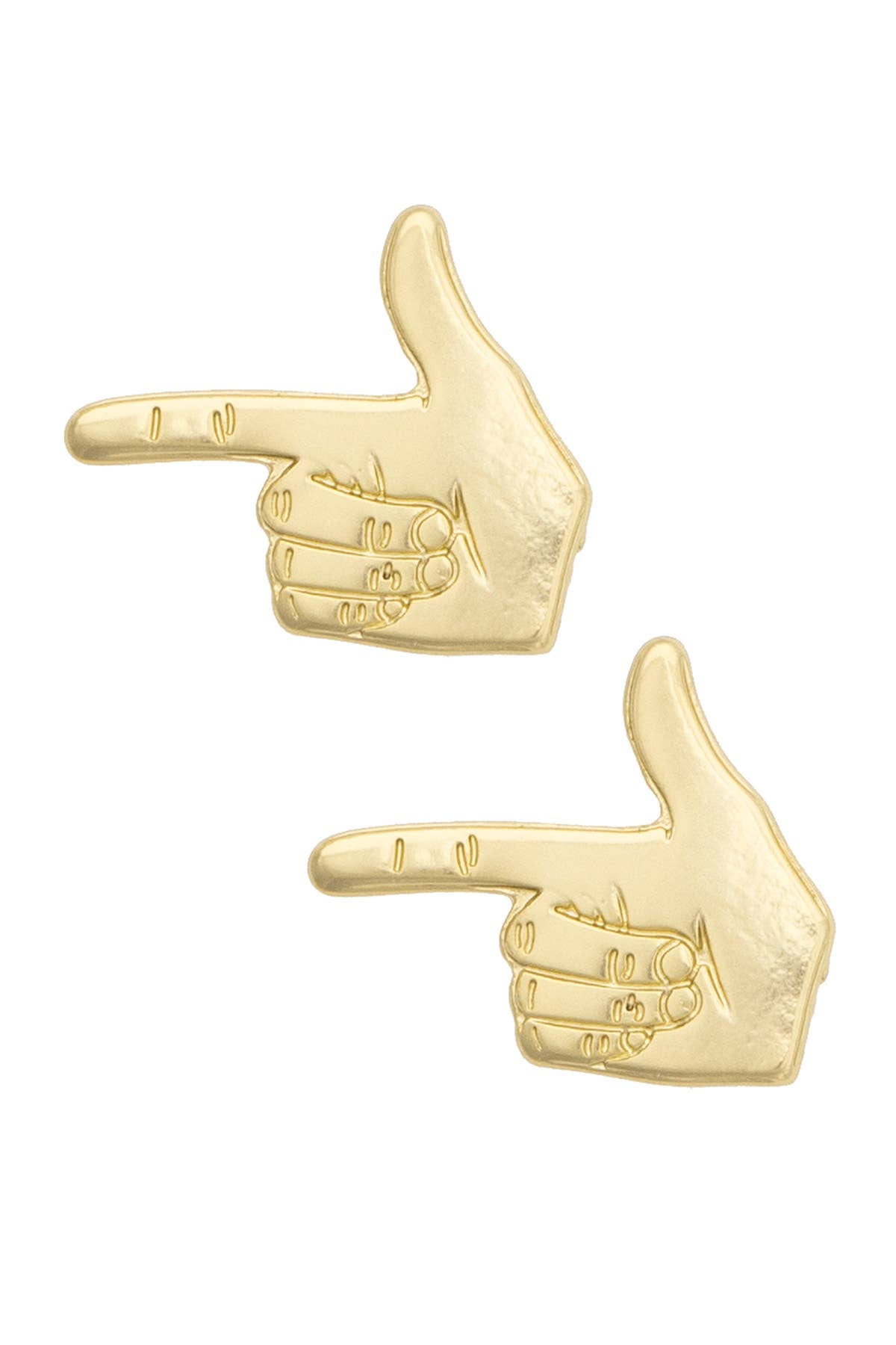 Texas Tech Red Raiders 24K Stamped Logo Stud Earrings