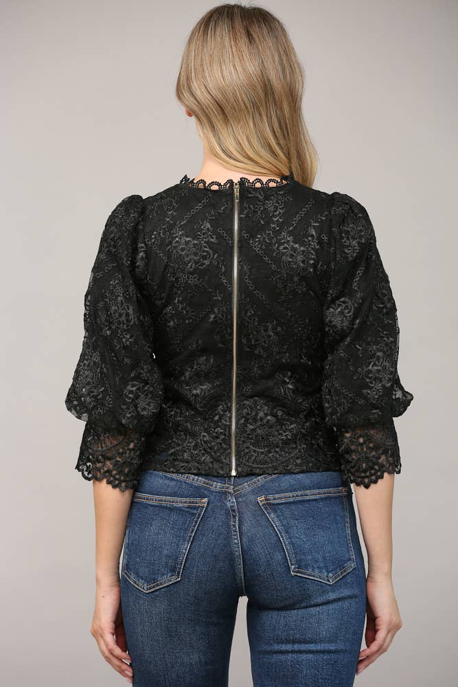 The Lacey Sweetheart Top