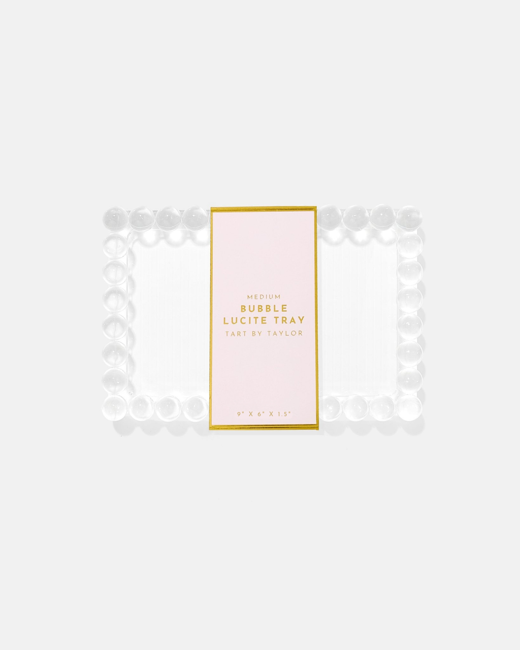 Medium Bubble Lucite Tray