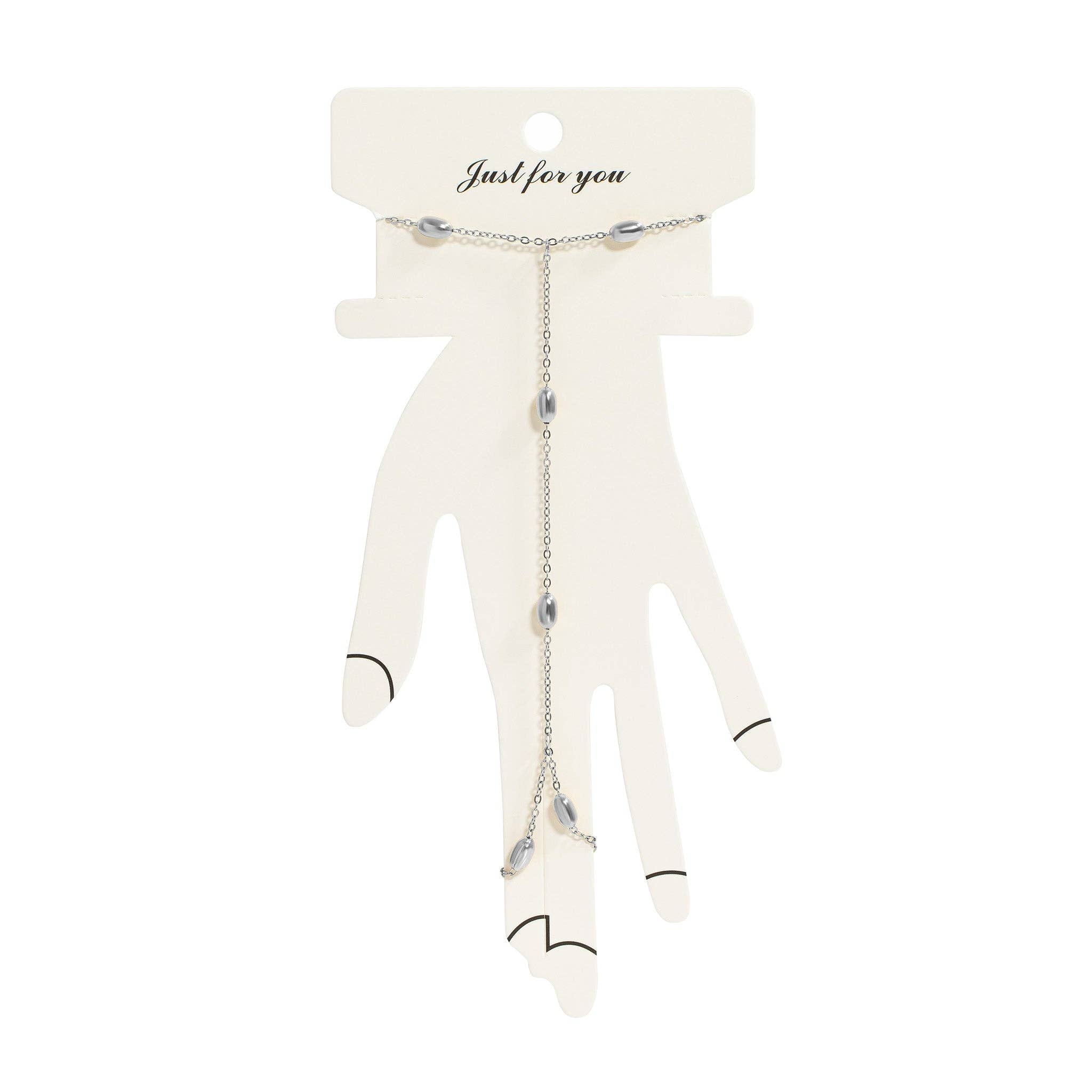 The Ella Bead Hand Chain