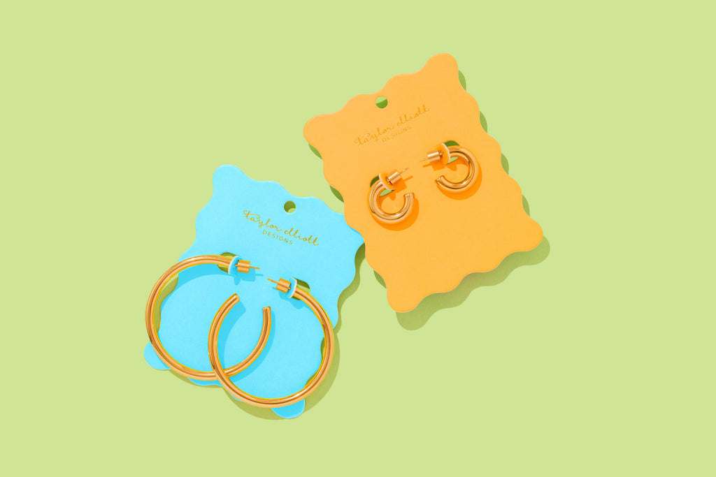 X-Large GoldPlated Hoops