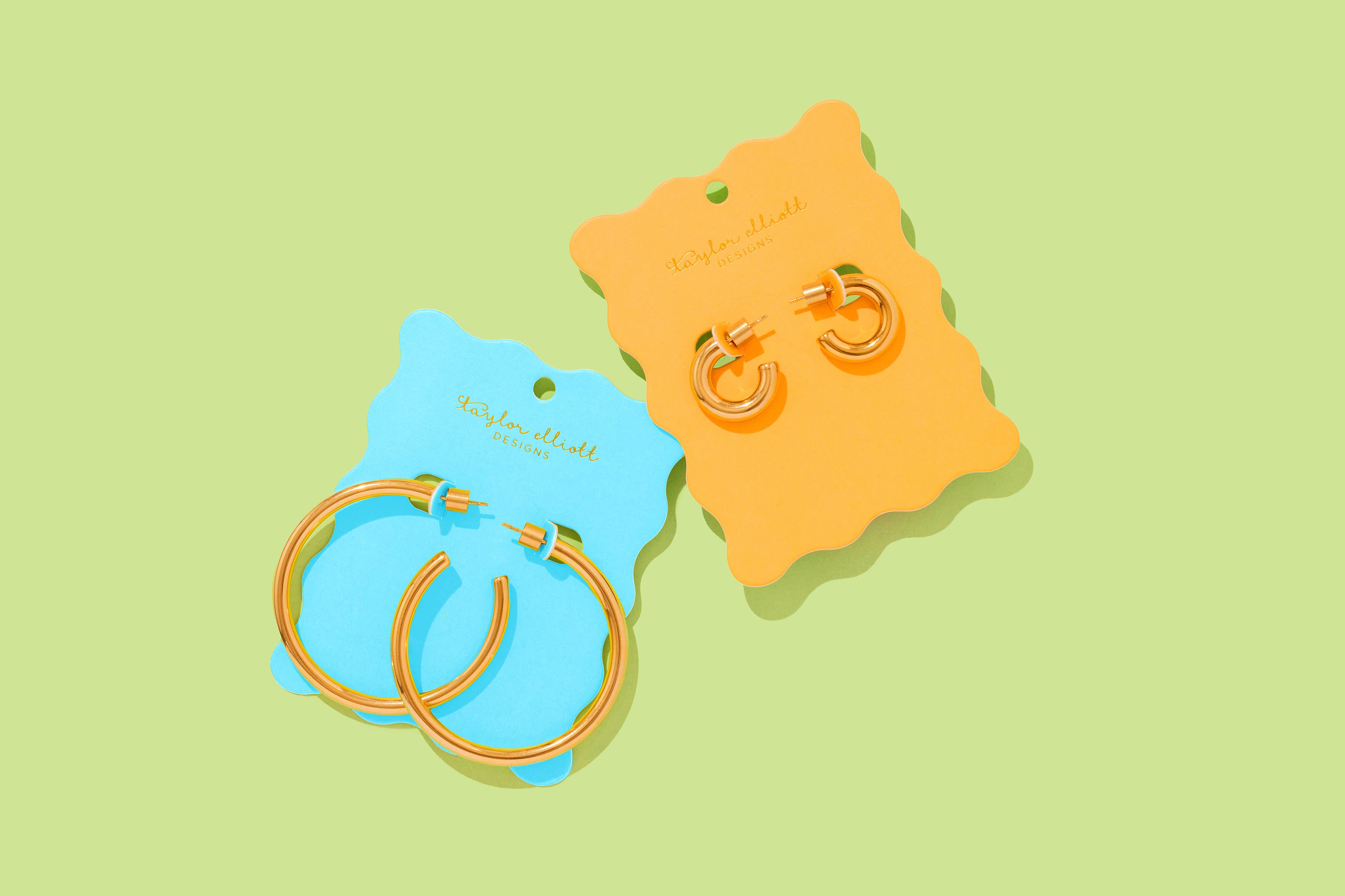X-Large GoldPlated Hoops