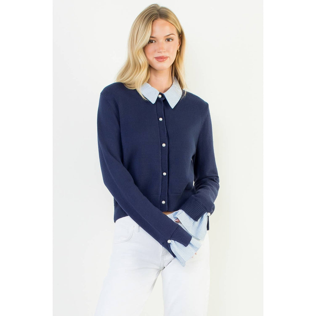 The Pearl Prep Collar Top