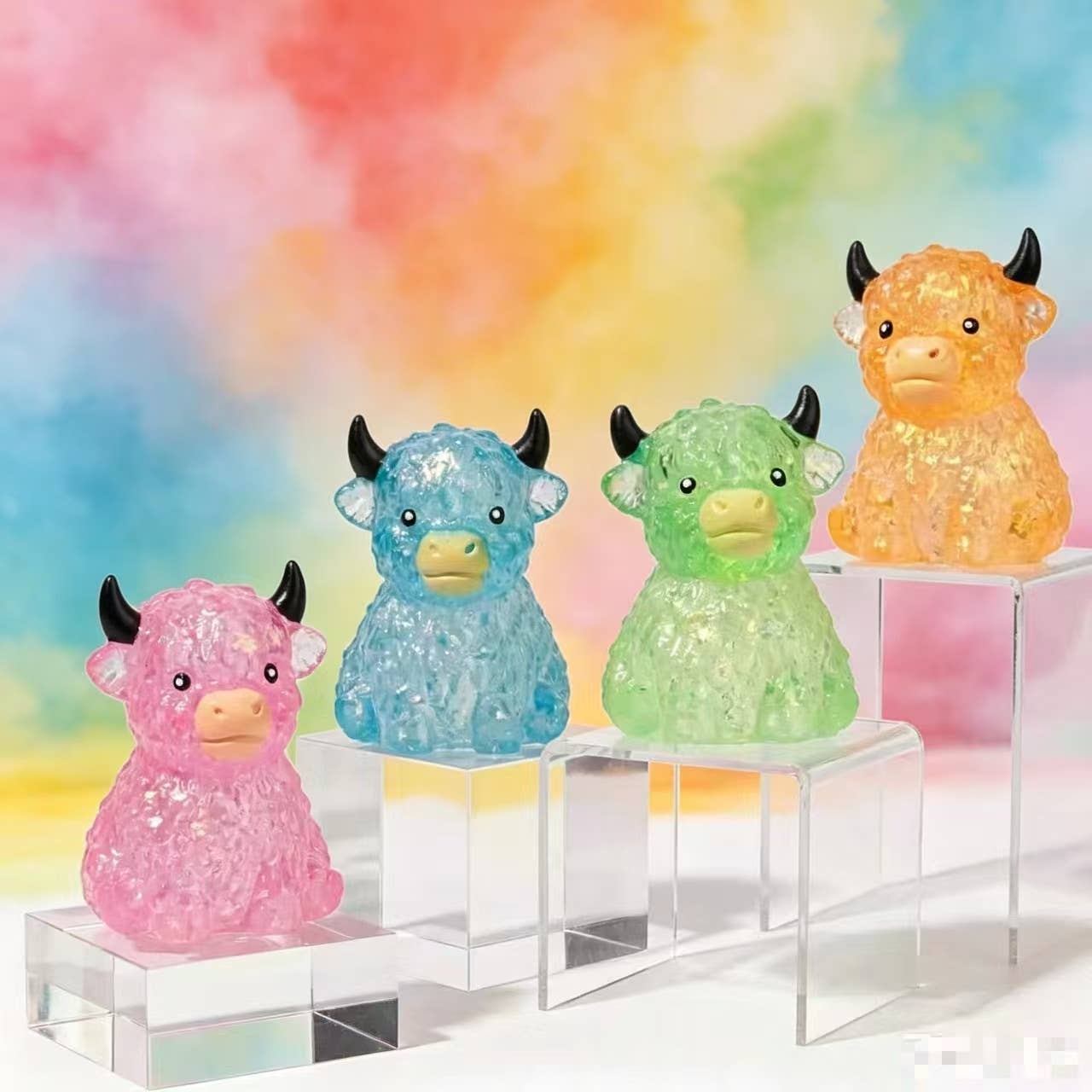 Highland cow squishy toy