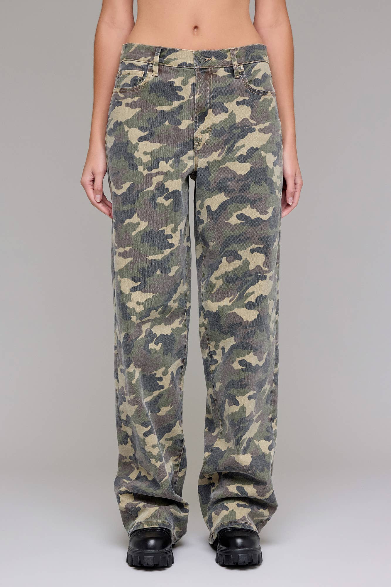 Camo 33" Inseam Low Slung Baggy Jean