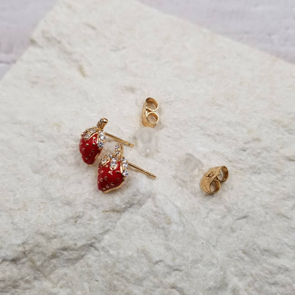 Sweet Strawberry Earrings
