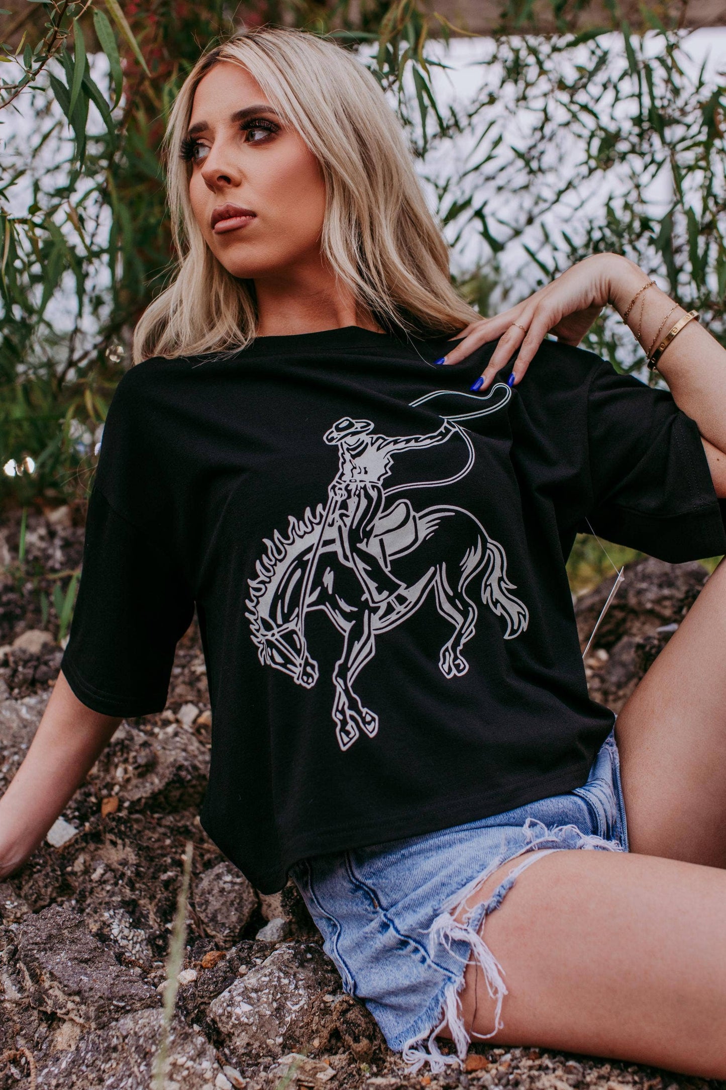 Bronco Crop Tee