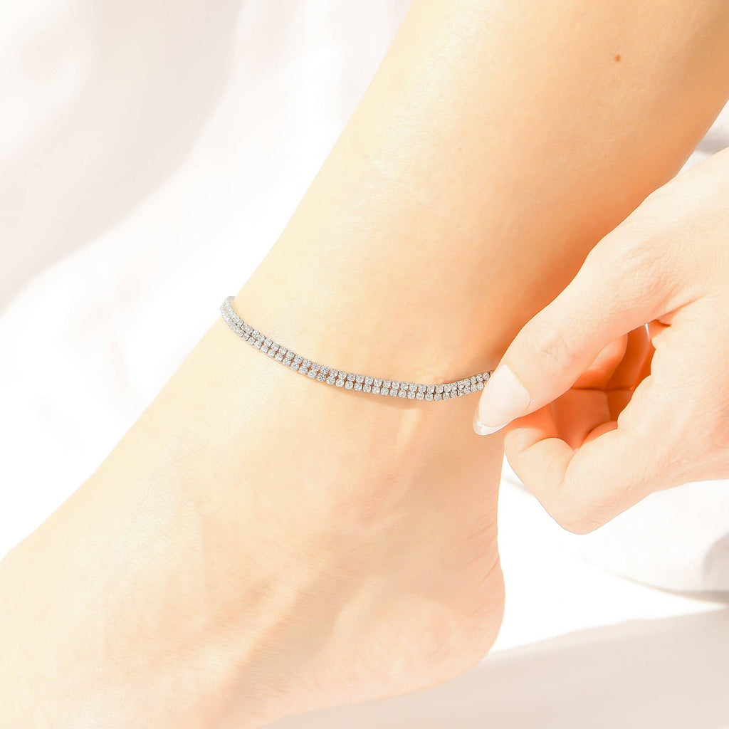 Izzy Rhinestone Anklet