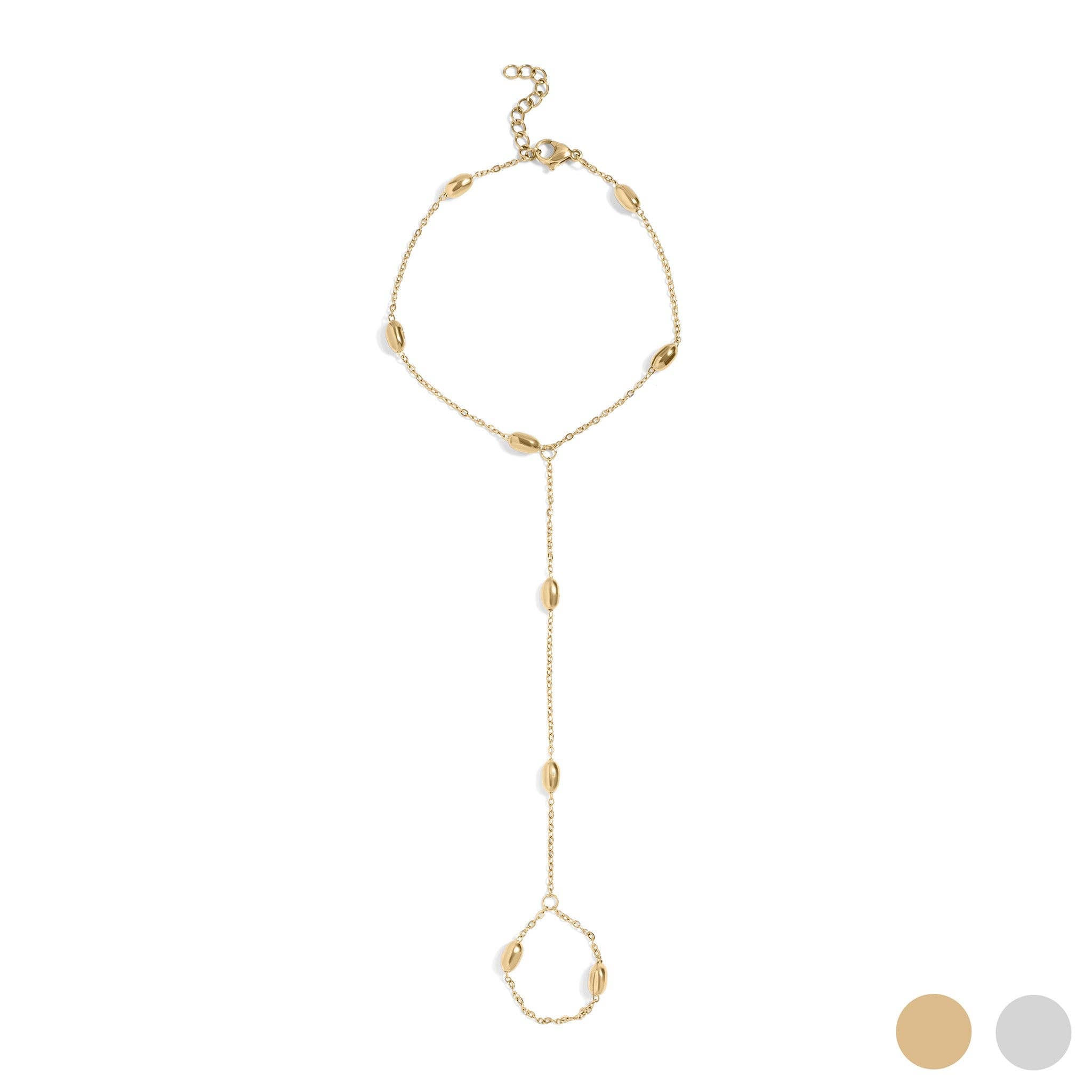 The Ella Bead Hand Chain