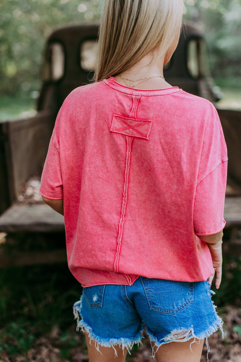 Cowgirl Acid Washed Tee
