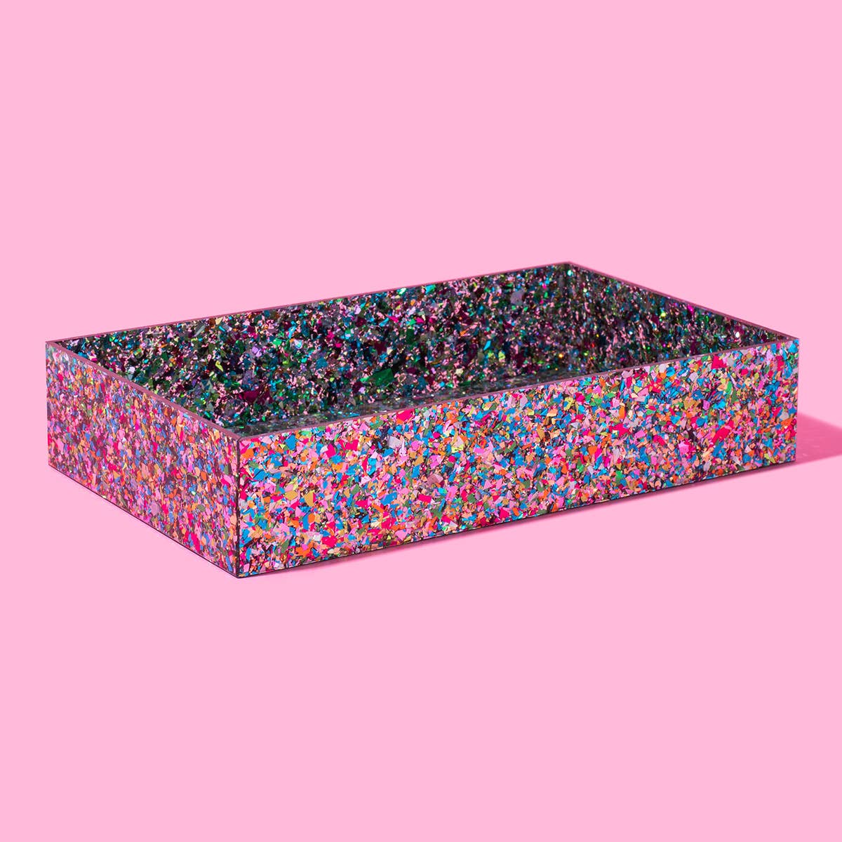 Colorful Confetti Tray
