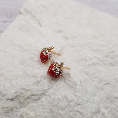 Sweet Strawberry Earrings