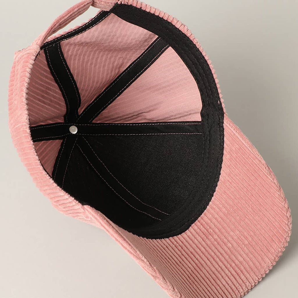 MAMA Embroidered Corduroy Hat