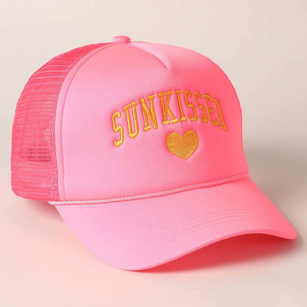 Sunkissed Embroidery  Trucker Hat