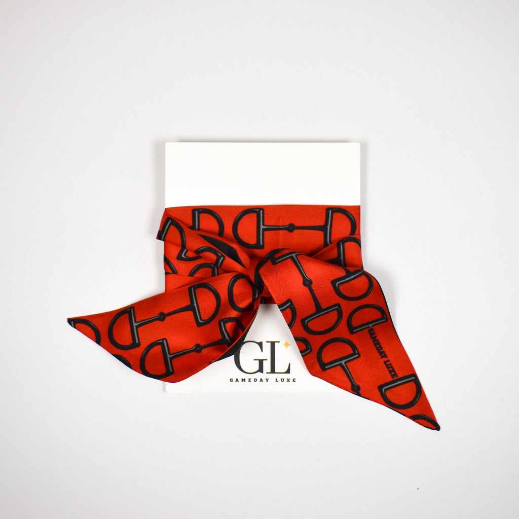 The Gameday Signature Scarf - Red And Black
