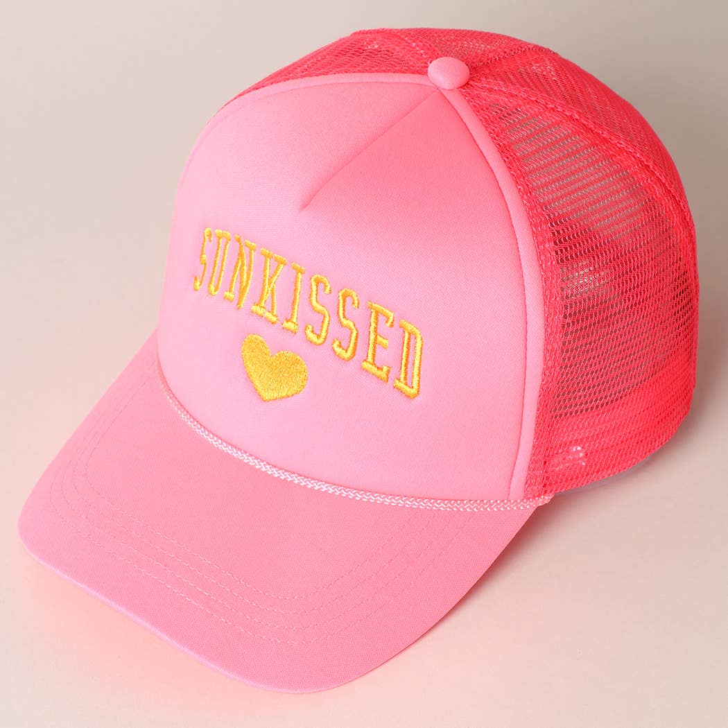 Sunkissed Embroidery  Trucker Hat