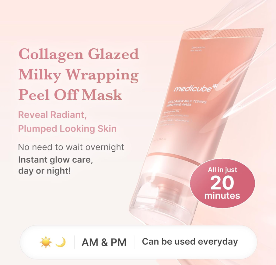 MEDICUBE Collagen Milk Toning Wrapping Mask