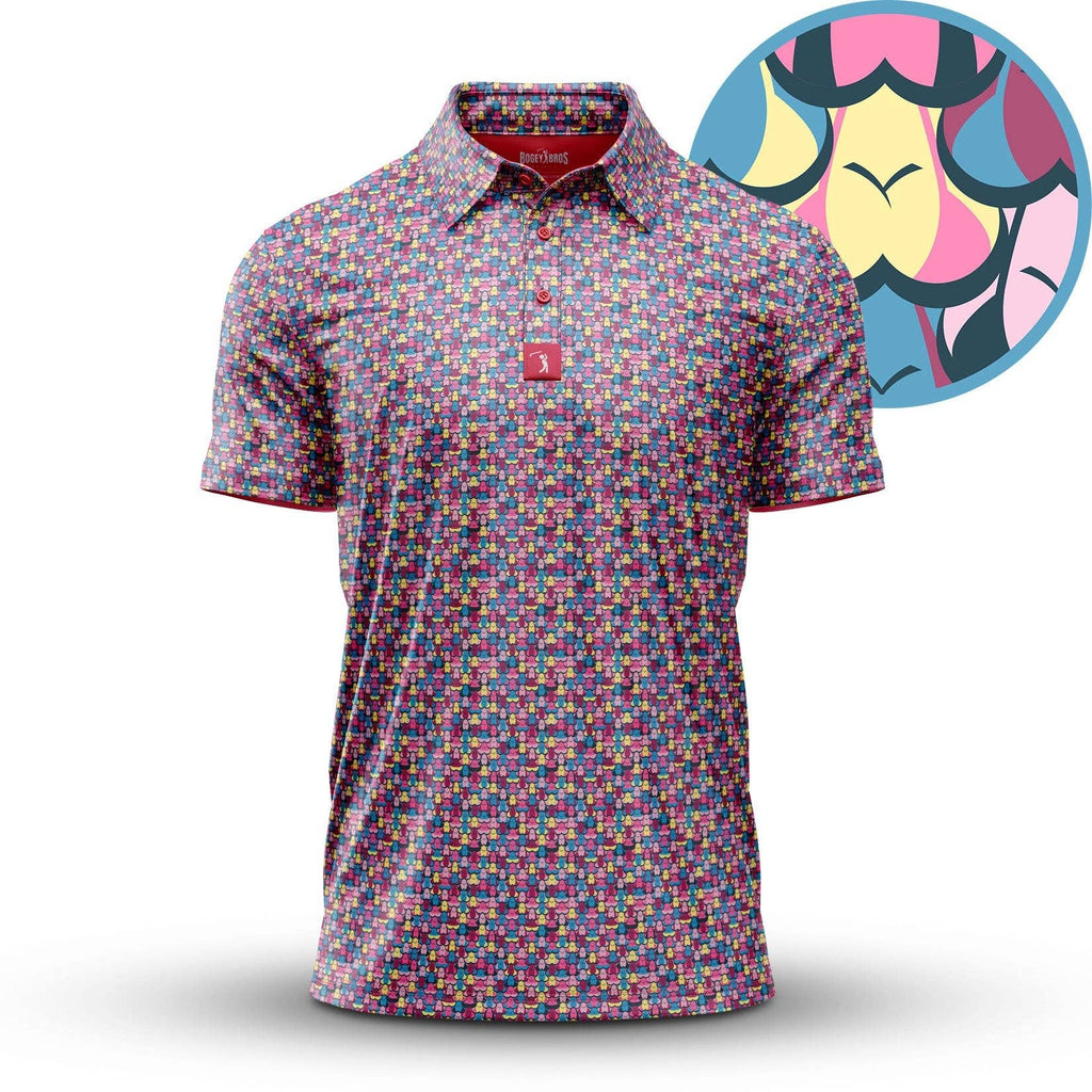 Eyes Up Here - Shagadelic - Bogey Bros Polo