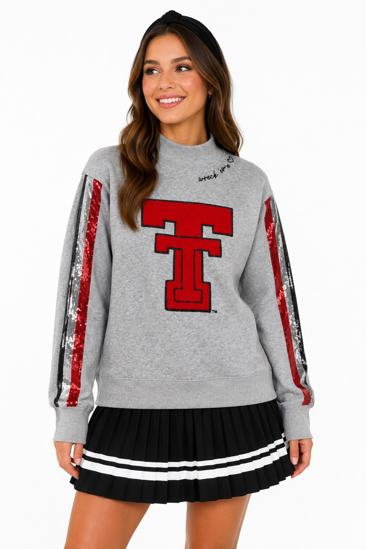 Texas Tech Mock Neck Sweatshirt
